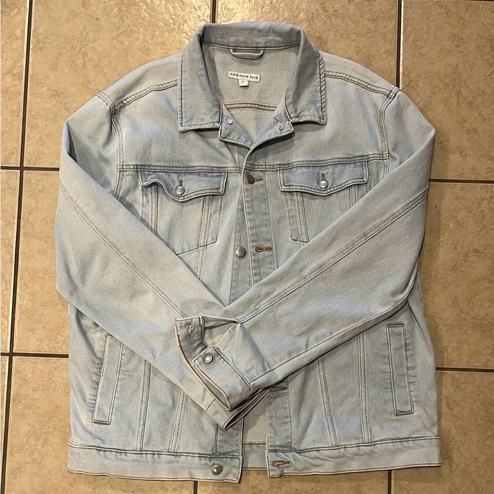 And Now This Denim Lightweight Jacket Timeless Style